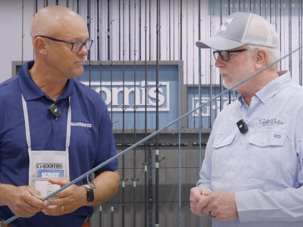 Shimano showed off new G. Loomis rods at ICAST