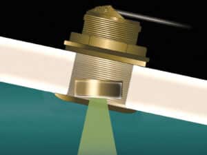 Airmar thru-hull transducer