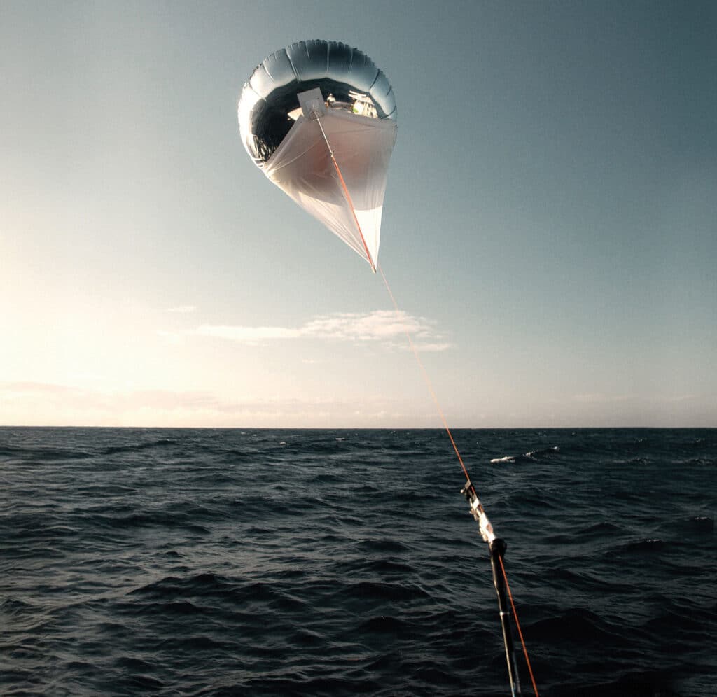 British Extraterrestrial Kite used for fishing