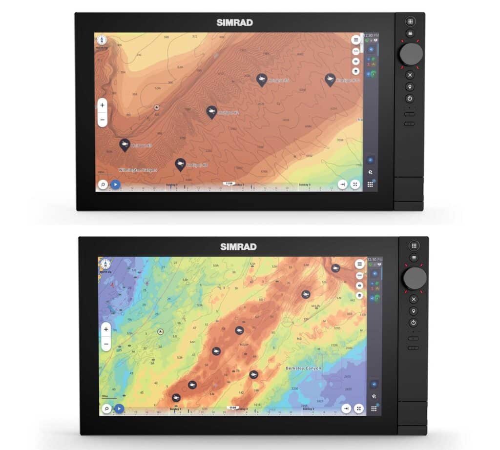 FishCast and Fish Mapping screens
