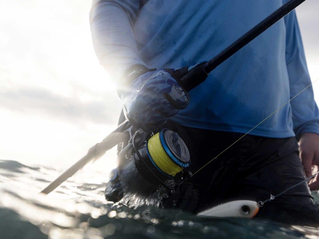 Surf fishing with the Quantum Cabo