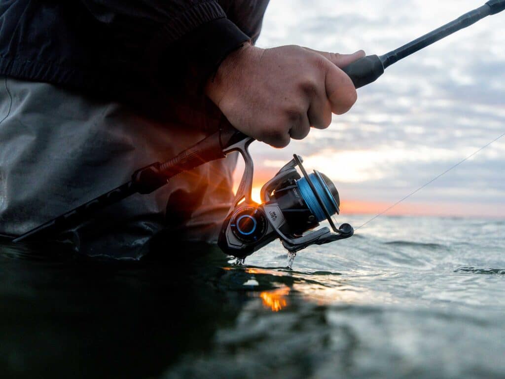 Wade fishing in Barnegat Bay