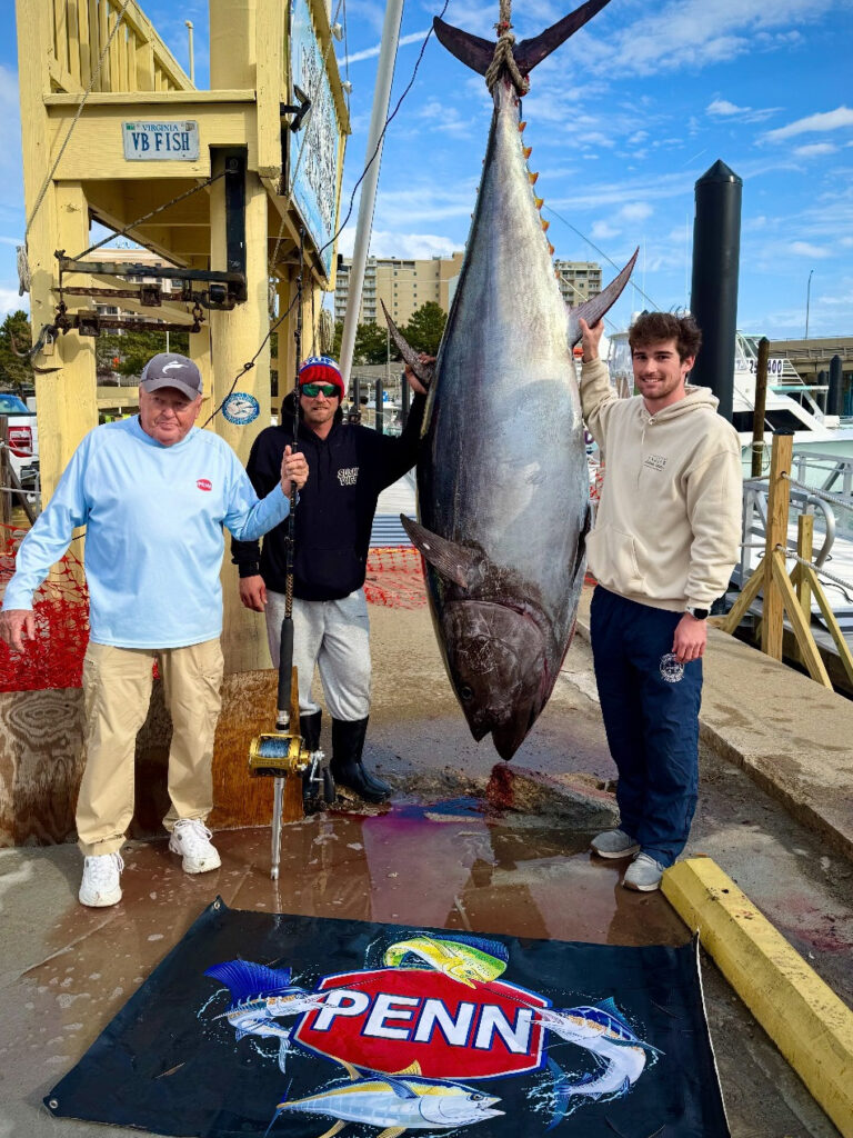 Virginia state record bluefin tuna