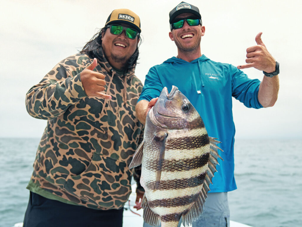 Sheepshead ready for cooking
