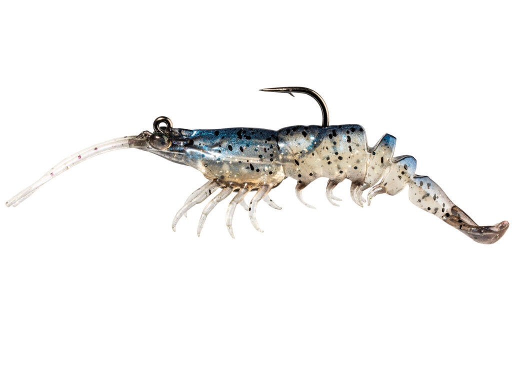 Artificial shrimp for light baitcasting
