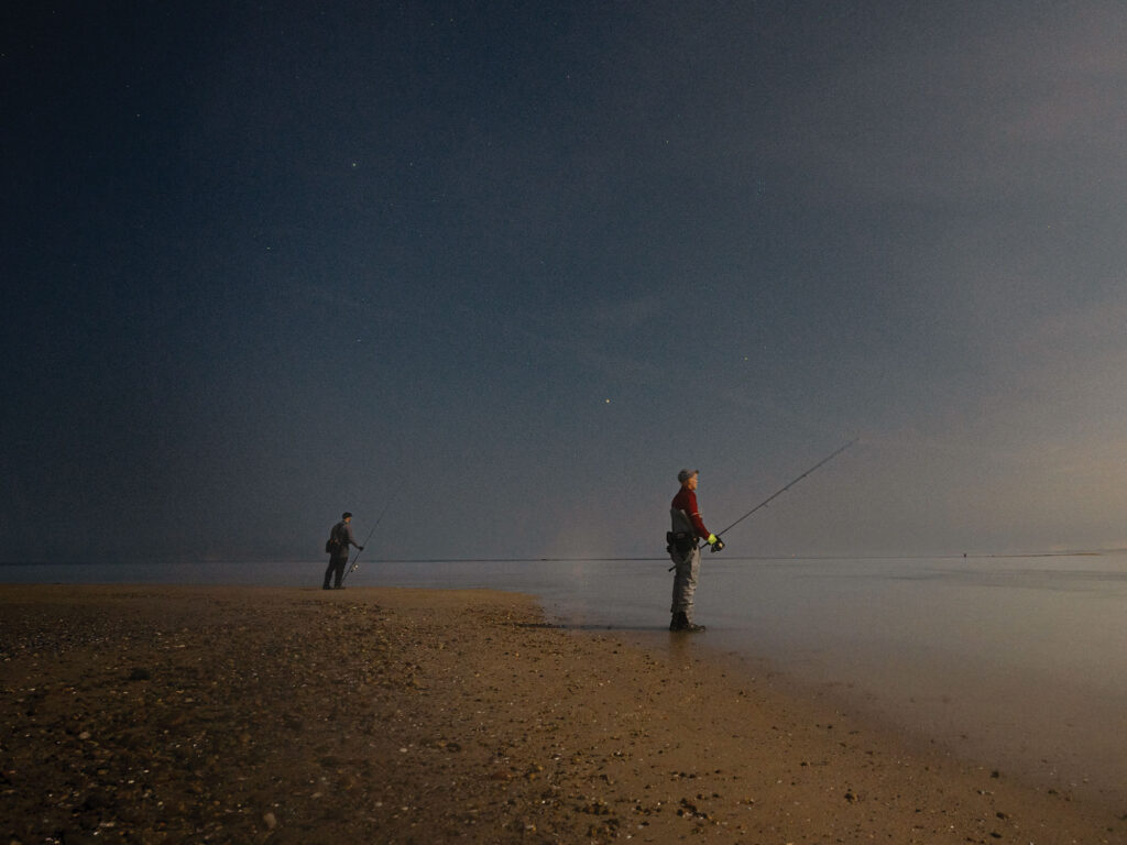 Corner fishing under the stars