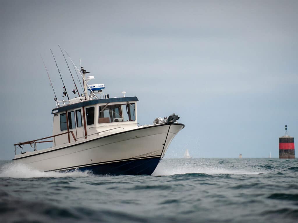 Furuno electronics on pilothouse