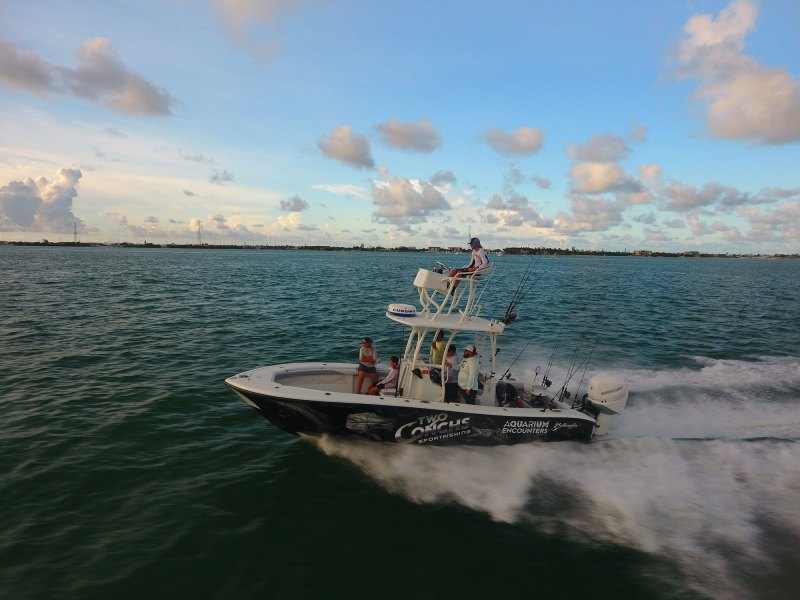 Charter fishing boat using Furuno electronics