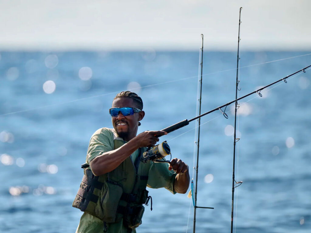 Emmanuel Williams fishing in Costa Pilothouse PR