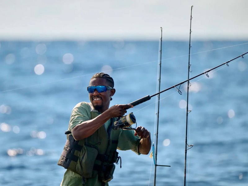Emmanuel Williams fishing in Costa Pilothouse PR