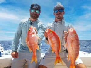 Yelloweye snapper on the boat