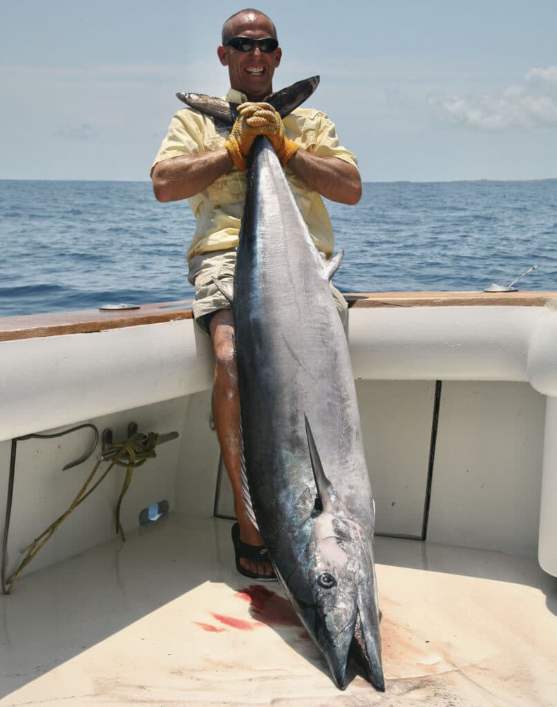 Large fish on the boat