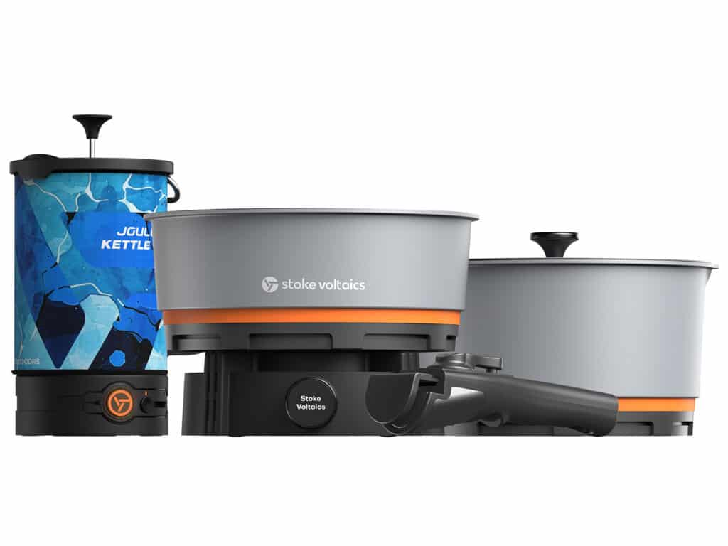 Stoke Voltaics Nomad induction cooking system