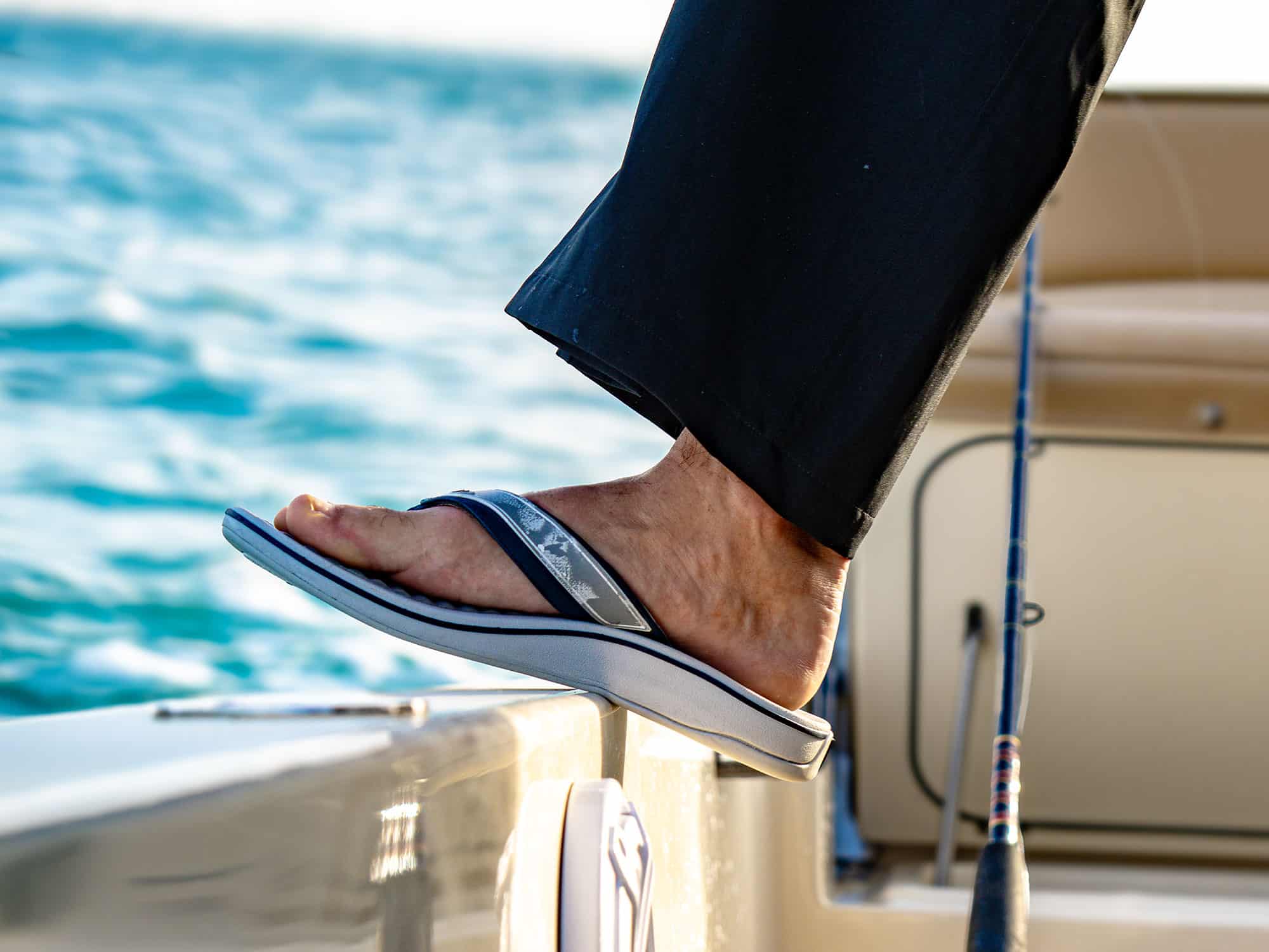 Huk’s Rogue Island Flip Flop Takes Grip-X Technology Beyond the Boat