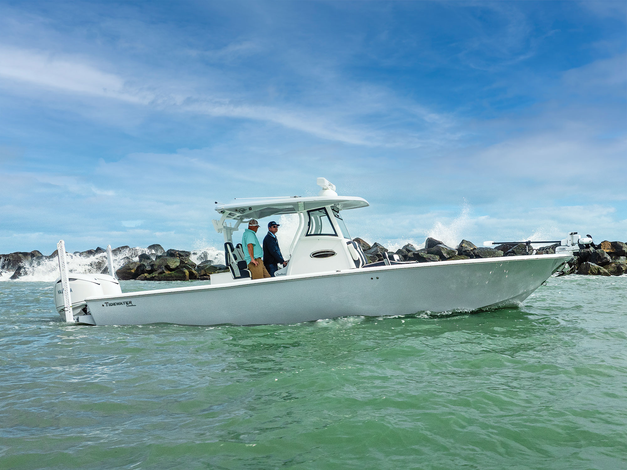 Tidewater 3100 Carolina Bay at the jetty