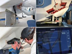 Installing and calibrating Seakeeper Ride system