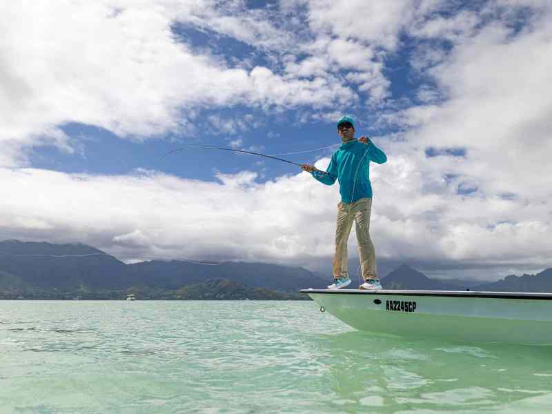 Columbia PFG gear worn by fisherman