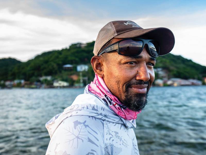 Guide Johnny Boden at Ocean Breeze Lodge