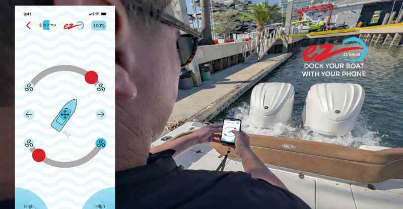 Boater docking with ezDrive®.ai