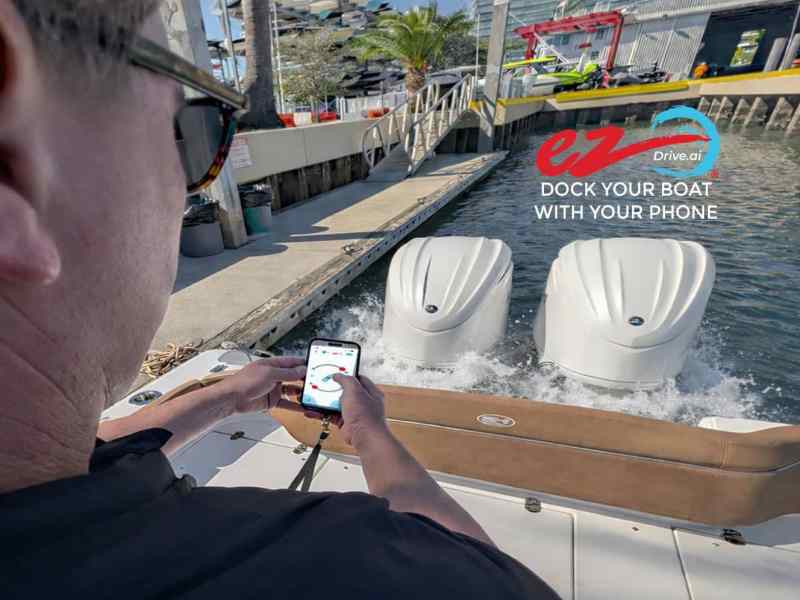 Boater docking with ezDrive®.ai