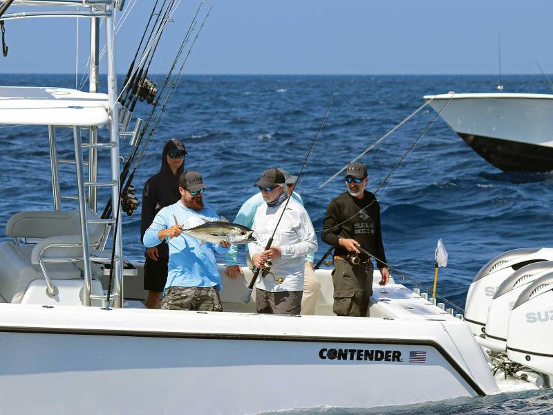 Tuna caught offshore