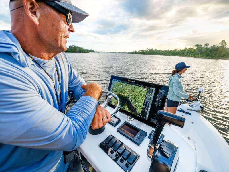 Minn Kota electronics on a boat