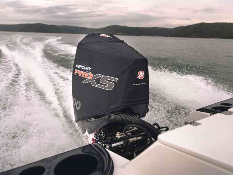 Dometic steering on an outboard